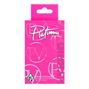PLATINUM VAPE - Platinum Vape - 1g Distillate Cart - Sweet Strawberry
