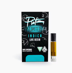 PLATINUM VAPE - Platinum Vape - 1g Live Resin Cart - Forbidden Gusherz