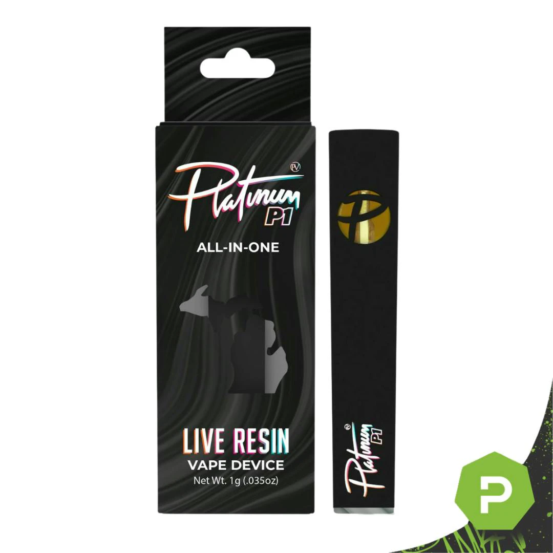 Platinum Vape - Platinum Vape - 1g Live Resin AIO - Blue Dream Main Image
