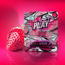 Play Michigan - Strawberry ━ 200mg ━THC Gummies ━ Play Main Image