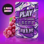 Play | 200MG Single Gummy | Grape