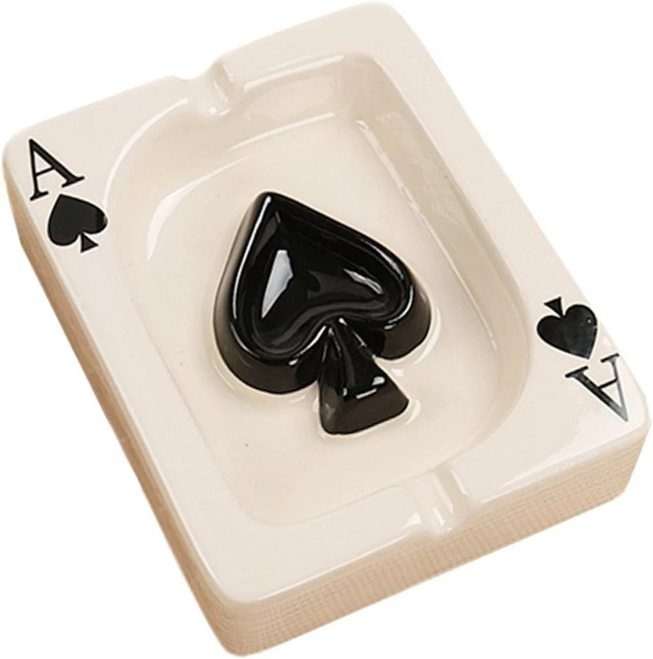 Tree House Accessories - Ceramic Playing Card Ashtray Main Image