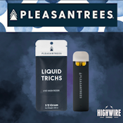 Pleasantrees Disposable Liquid Trichs Pleasant Punch Live Hash Rosin Vape .5g