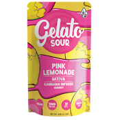 Sour Pink Lemonade 100mg 10 Pack Gummies - Gelato