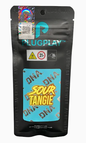 PLUGPLAY - Sour Tangie -Hybrid- 78.00% THC | DNA AIO (Vape) 1g | PLUGPLAY        -vvv12 middle