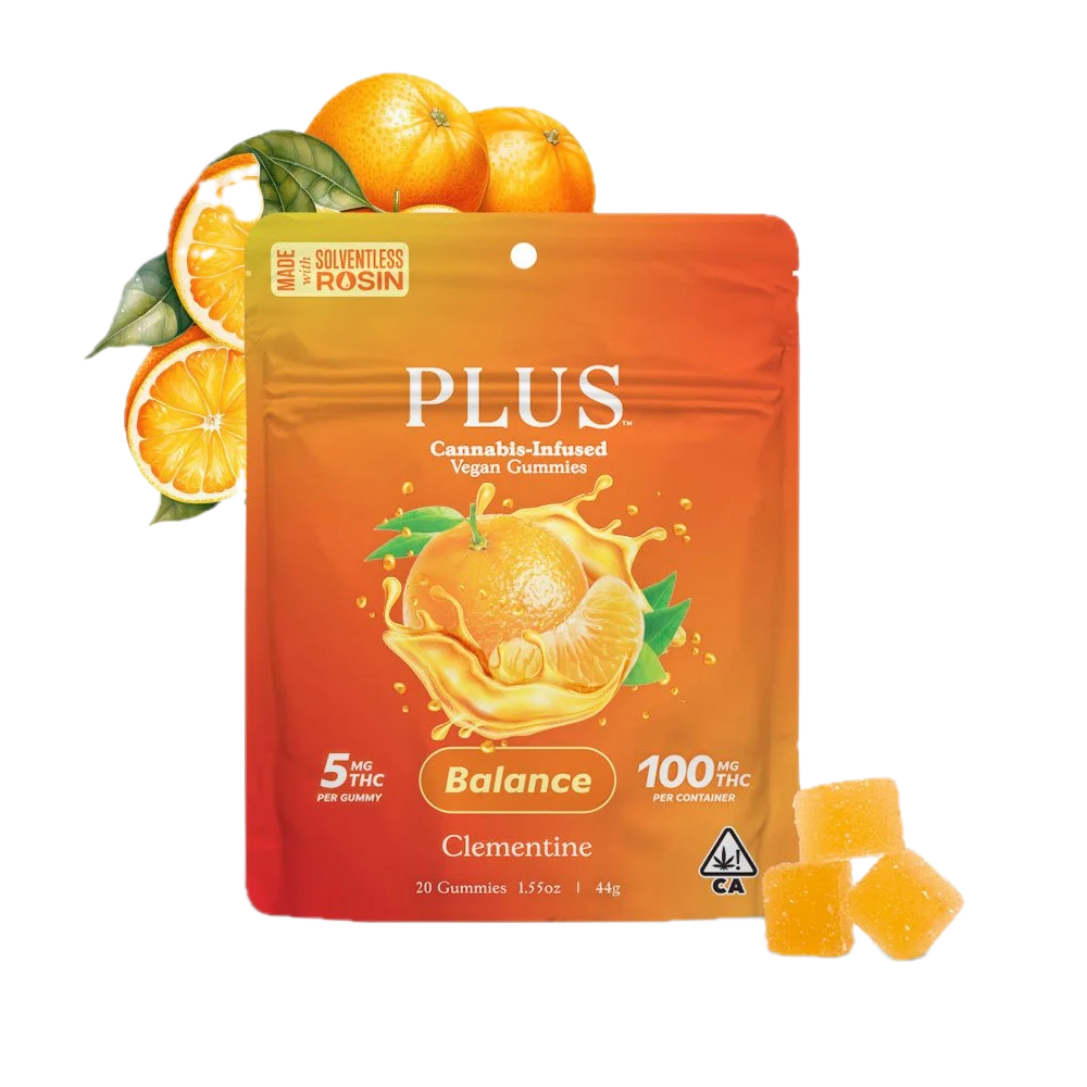 Plus | Balance | Clementine | Rosin Gummies
