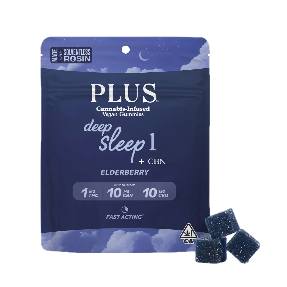 Plus | Deep Sleep 1 + CBN | Elderberry | Gummies