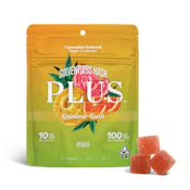 Plus | Strains | Rainbow Kush | Hash Infused | Gummies