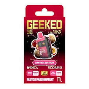 MKX Oil Co - GEEKED 3G Disposable by MKX | Plutos Passion Fruit