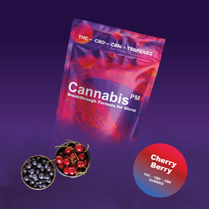 Cannabis PM Sleep - CannabisPM 1:1:1 Gummies- Cherry Berry
