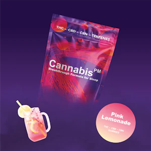 Cannabis PM Sleep - CannabisPM 1:1:1 Gummies- Pink Lemonade