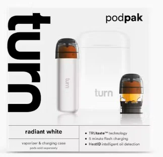 turn - White Podpak | Battery Main Image