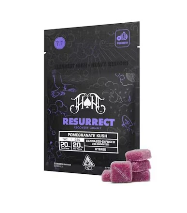 Heavy Hitters - Heavy Hitters Pomegranate Kush CBG Gummies Main Image