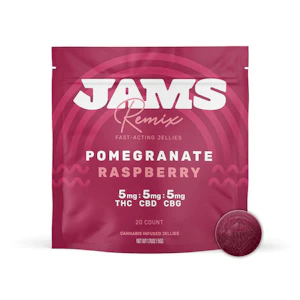 JAMS - JAMS Remix Fast Acting Ratio Jellies Raspberry Pomegranate 00789