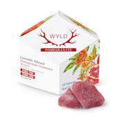 Pomegranate Gummies - 100mg THC : 100mg CBD 