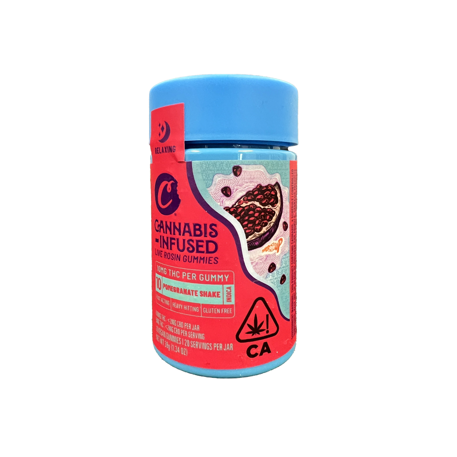 Cookies Pomegranate Shake Live Rosin Gummies 100mg