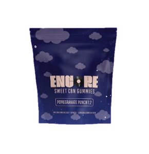 Encore - Pomegranate Punch 1:2 CBN:THC Distillate Gummies 10pk 100mg