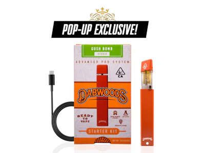 Dabwoods - Dabwoods - Gush Bomb - 1g Vape Pod Kit with Battery (Pop-Up Exclusive)