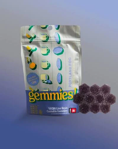 Higher Cultures - HC | Portland Fog | Gemmies 1:1 THC:CBN 200mg Indica Live Resin Gummies Main Image