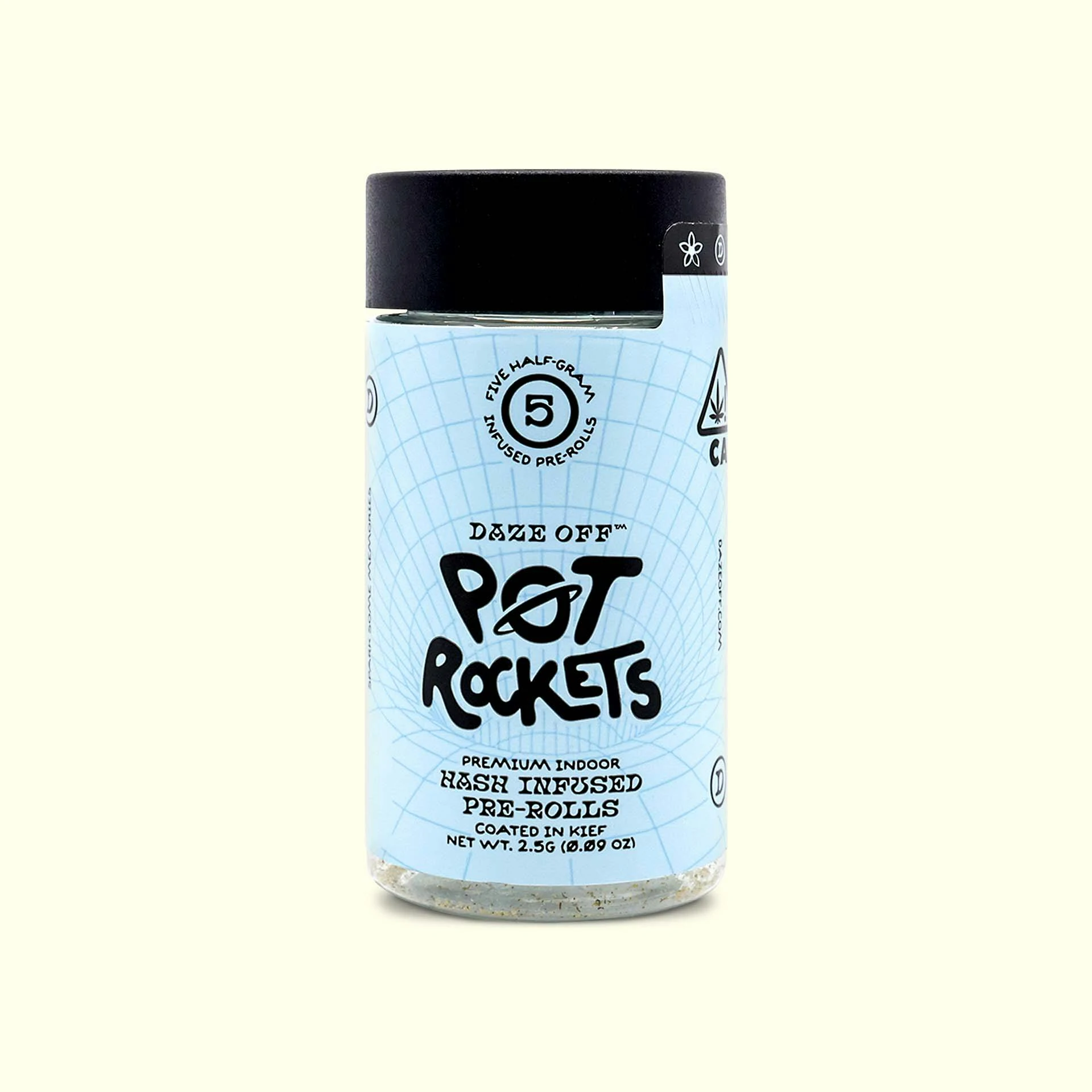 Daze Off - 2.5g 5-pack Pancakes Pot Rockets / Hash Infused Indoor Pre-rolls / Daze Off Main Image