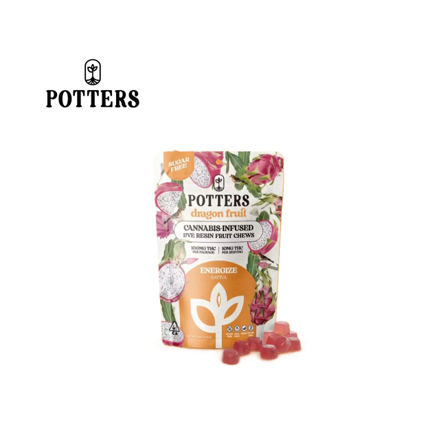 Potters | Dragon Fruit | Sugar-Free Fruit Chews