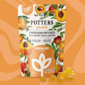 Potters Live Resin Sugar-Free Fruit Chew | 100mg | S | Peach