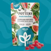 Potters Live Resin Sugar-Free Fruit Chew | 100mg | I | Watermelon
