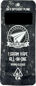 Paper Planes - Chem Dawg 1g Live Resin AIO - Paper Planes