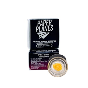 Paper Planes - R*ntz 1g Live Resin Badder - Paper Planes