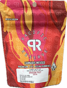 PACIFIC RESERVE - Dragon Fruit 100mg 10 Pack Live Resin Gummies - Pacific Reserve