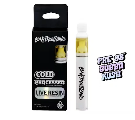 Oakfruitland (OFL) - OAKFRUITLAND: Pre 98 Bubba Kush Live Resin AIO (I) Main Image