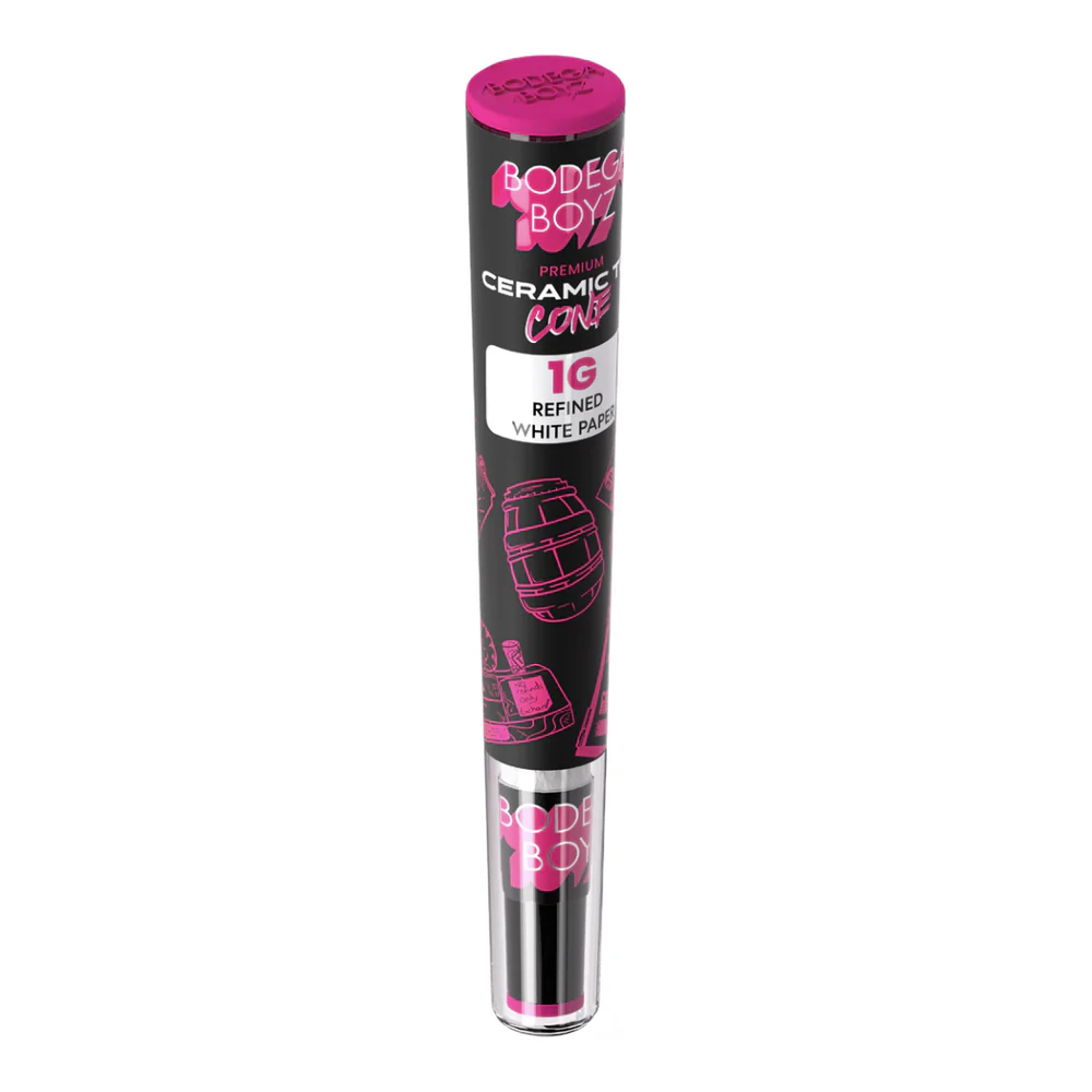 Bodega Boyz - Premium Ceramic Tip Cone | Refined White Paper | 1pk Main Image
