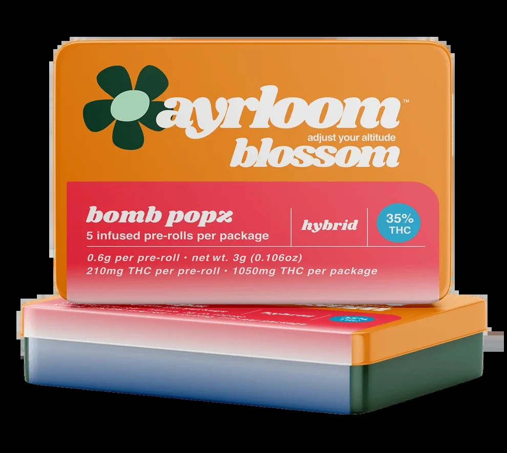 ayrloom - Ayrloom - Bomb Popz - Infused Joints - 35% THC - .6g x 5pk - Pre-Rolls Main Image