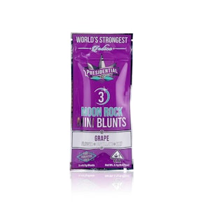 PRESIDENTIAL - Infused Preroll - Grape - Mini Moon Rock Blunts - 3-Pack - 2.1G