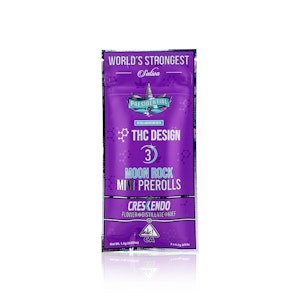 PRESIDENTIAL - PRESIDENTIAL X THC DESIGN - Infused Preroll - Crescendo - Mini Moon Rock Joints - 3-Pack - 1.5G