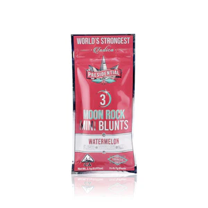 Presidential - PRESIDENTIAL - Infused Preroll - Watermelon - Mini Moon Rocks Blunts - 3-Pack - 2.1G