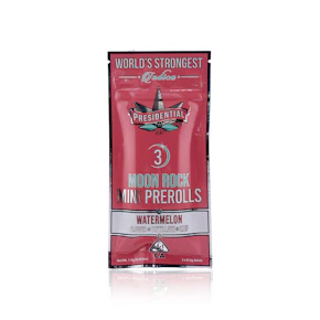 PRESIDENTIAL - Infused Preroll - Watermelon - Mini Moon Rock Joints - 3-Pack - 1.5G