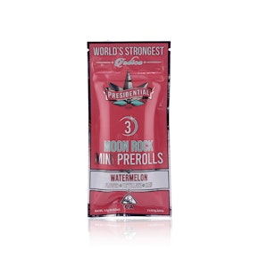 PRESIDENTIAL - Infused Preroll - Watermelon - Mini Moon Rock Joints - 3-Pack - 1.5G