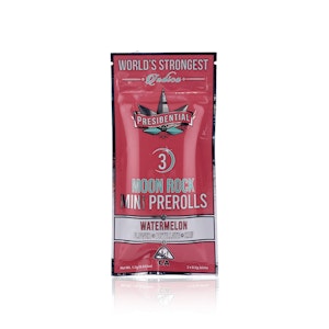 PRESIDENTIAL - PRESIDENTIAL - Infused Preroll - Watermelon - Mini Moon Rock Joints - 3-Pack - 1.5G