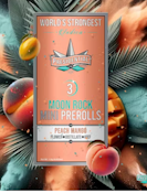 Presidential - Moon Rock - Peach Mango Prerolls - 3 pack (I) 1.5g