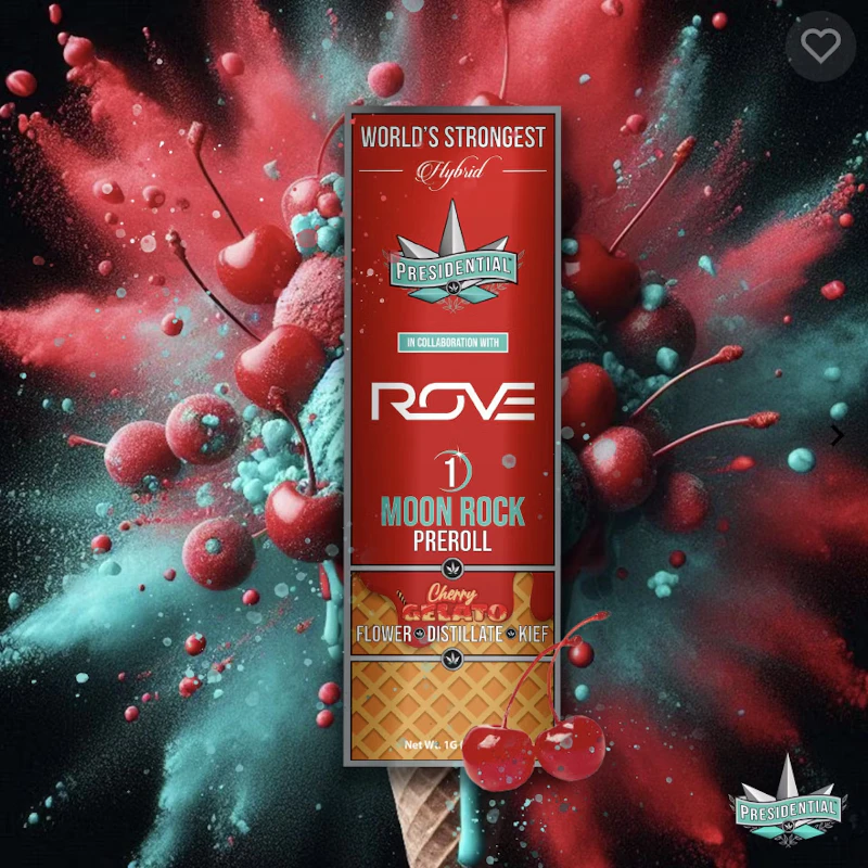 Presidential - Presidential - Cherry Gelato Preroll 1g Main Image