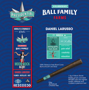 PRESIDENTIAL - 1.5g Daniel LaRusso Moon Rock Blunt - Presidential