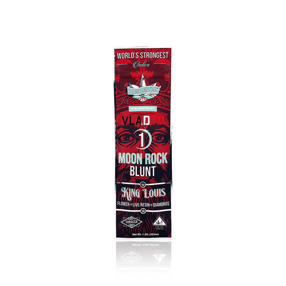 PRESIDENTIAL - Infused Preroll - King Louis - Moon Rock b... PRESIDENTIAL - Infused Preroll - King Louis - Moon Rock b...