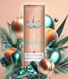 Peach Mango -Indica- 37.04% THC | Presidential Moon Rock Blunt Infused Pre-Roll 1.5g | Dumbo Electric   -mm10 front