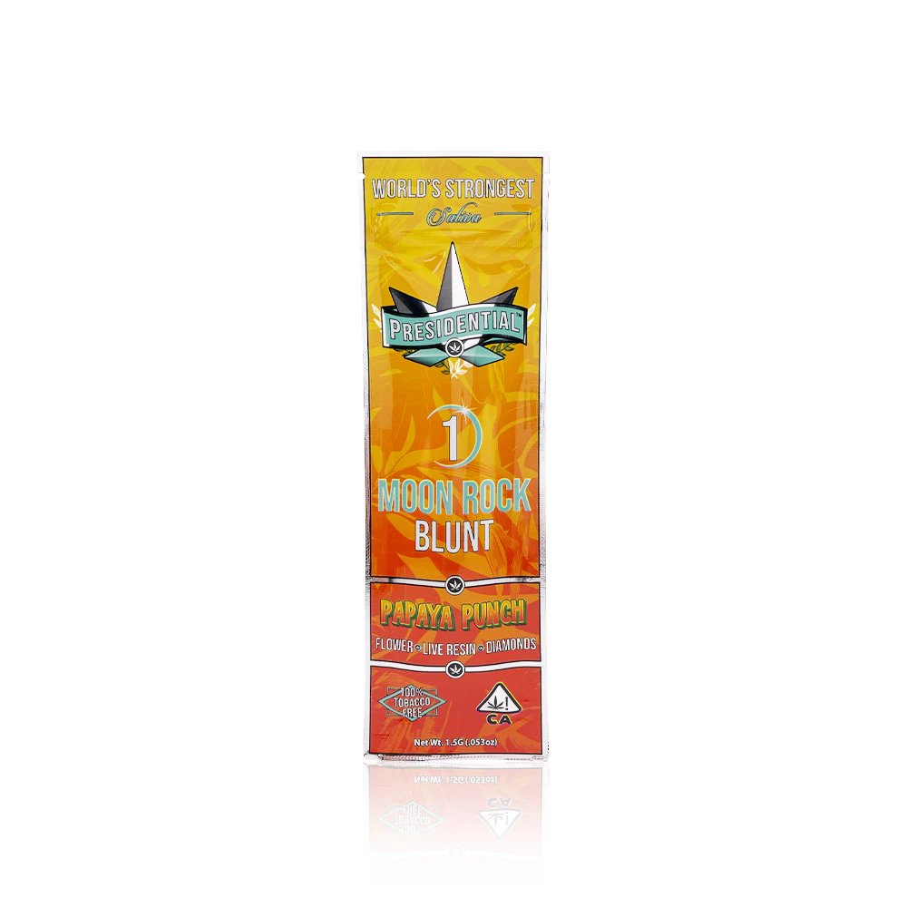 Presidential - PRESIDENTIAL - Infused Preroll - Papaya Punch - Moon Rock Blunt - 1.5G Main Image