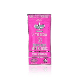 PRESIDENTIAL - PRESIDENTIAL - Infused Preroll - Pink Cookies - Mini Moon Rock Blunts - 3-Pack - 2.1G