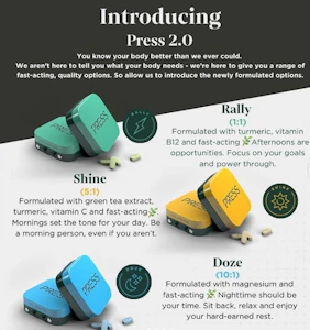 Pres - Press 2.0-Doze 10pk -100mg