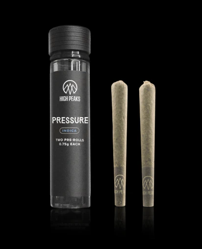 High Peaks - High peaks | Pressure | 2pk Pre-Roll | 1.5g Indica Main Image