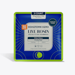 Hometown Hero CBD - Hometown Hero Live Rosin Hybrid White Widow Sugar Free Gummies 2 Pack
