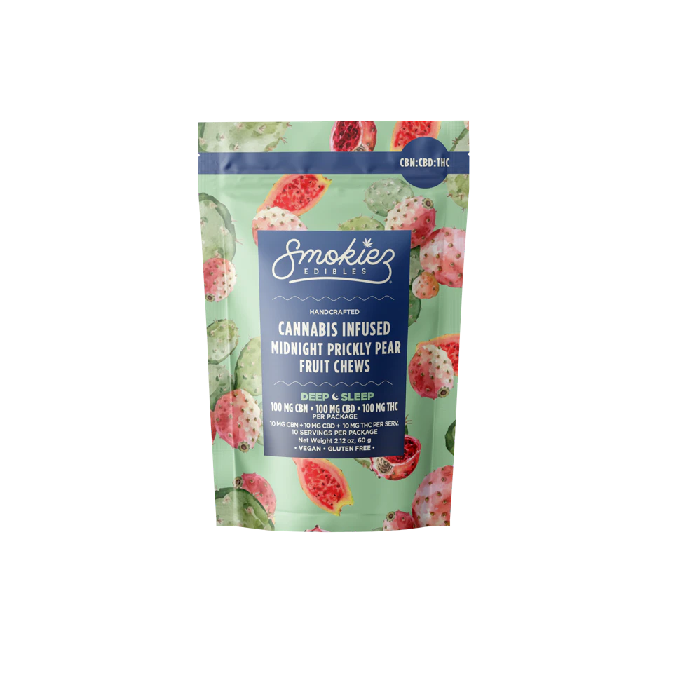 Smokiez Edibles - Smokiez - Trifecta Sweet Midnight Prickly Pear - Gummy - 10 x 10mg THC + 10mg CBD + 10mg CBN Main Image